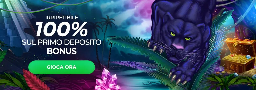 Bonus 100% sul primo deposito